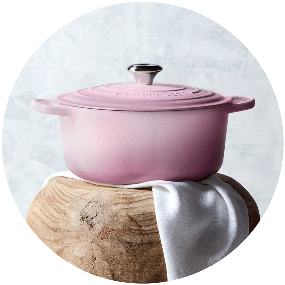 Pink casserole outlet dish